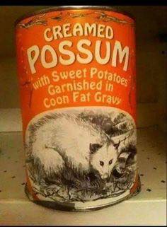 Creamed Possum Can